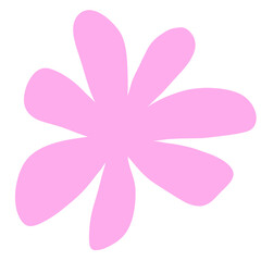 Abstract pink flower summer element