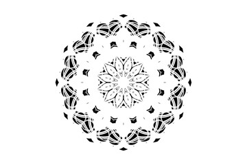 Intricate Mandala Design Highlighting Depth and Symmetry with Petal Layers
