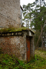 secret entrance to the ruins of an old Finnish church