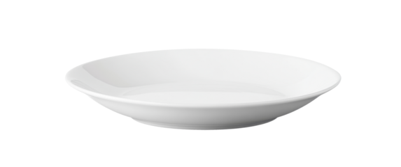 High-Quality PNG of white plate isolated on transparent png – High Resolution