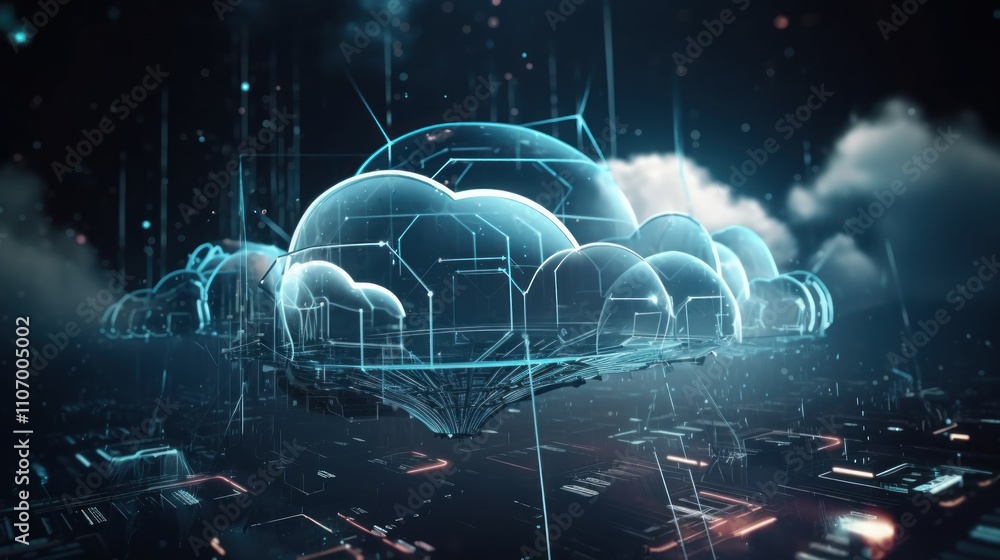 Poster digital cloud computing network: advanced technology and innovation