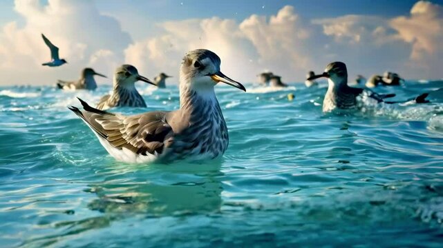 Birds That Swim in the Ocean