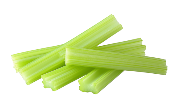 High-Quality PNG of celery sticks isolated on transparent png – High Resolution