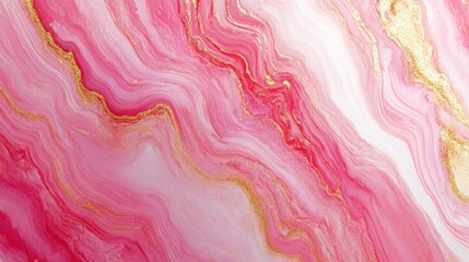 Pink and gold swirl pattern with a gold and pink hue. The gold and pink color scheme gives the image a luxurious and elegant feel