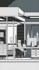 White elegant business background.  EPS 10 Vector illustration