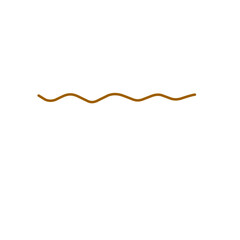 wavy brown line