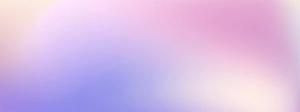 Smooth gradient pastel winter colored vector background. Purple and blue vector wallpaper