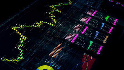 Futuristic network simulation blending AI, quantum physics, and deep learning, with a particle...