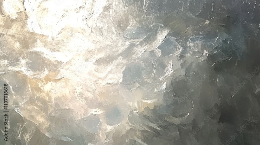 Poster abstract light filtering through rippling texture on surface