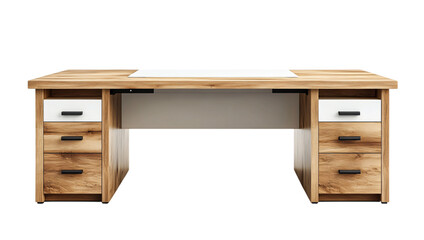 Modern Wooden Office Desk with Drawers Home Office Furniture Workspace