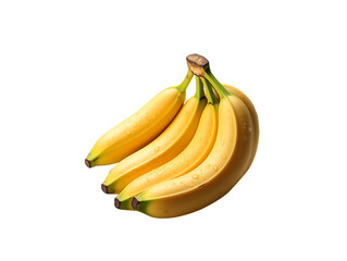 Banana isolated transparent background 