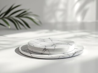 Stylish mockup: beer coasters & rug, fashion photography.