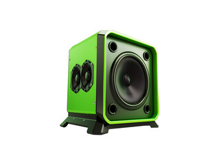 Small speaker isolated transparent background, PNG, generative ai,  