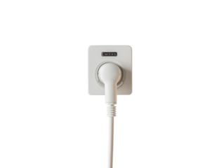 electric plug isolated on white background