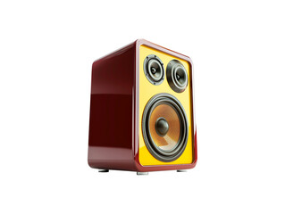 Small speaker isolated transparent background, PNG, generative ai,  