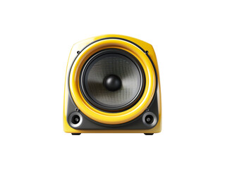 Small speaker isolated transparent background, PNG, generative ai,  