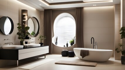 Elegant Interior Design for Bathrooms Stylish Bathroom Vanity and Toilet