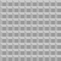 seamless pattern with grey 3D square on white background for cloth pattern , floor tiles,wallpaper ,curtain,tiles pattern, home decorating design	