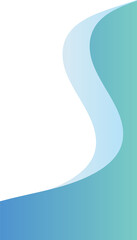 Abstract colorful background orange green color  with waves pink heart with ribbon  