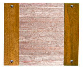 Panneau d’affichage en contreplaqué bordure bois brut