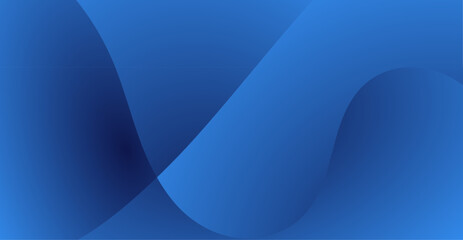 Abstract blue gradient with flowing shapes.