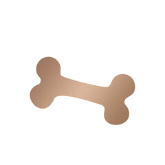 dog bone isolated on white