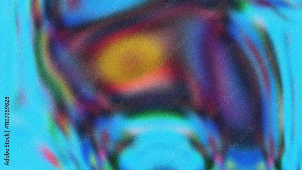 Aufkleber abstract colorful noise gradient background, grainy texture backdrop header design element