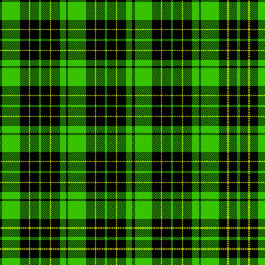 Fototapeta premium Seamless tartan pattern with red black yellow green colors new year christmas background