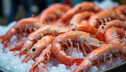 shrimp on ice