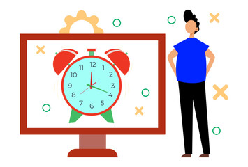 1005 - Alarm Concept Illustration