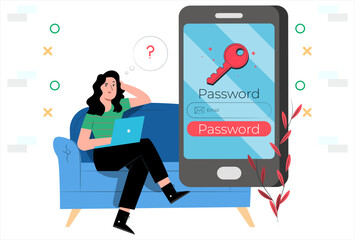 1031 - Password Concept Illustration