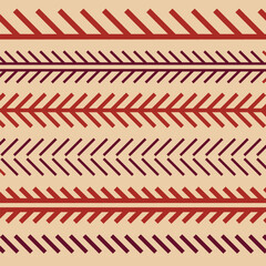 Winter pattern with fir-trees. Christmas ornament