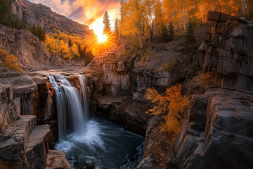 waterfall_in_autumn