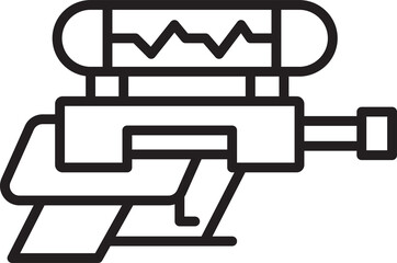 Space Ray Gun Icon 