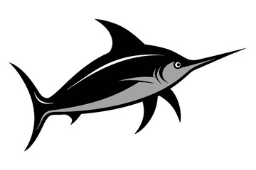 Fototapeta premium swordfish isolated on white