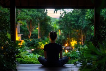 Serene Outdoor Recovery Session: Embracing Healing After Injury in Nature's Tranquil Embrace