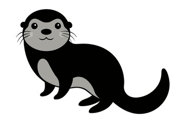 Obraz premium illustration of a sea otter