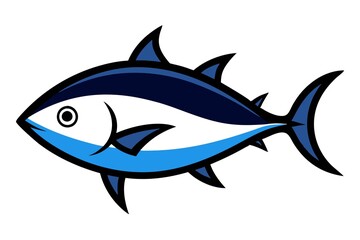 illustration of bluefin tuna fish