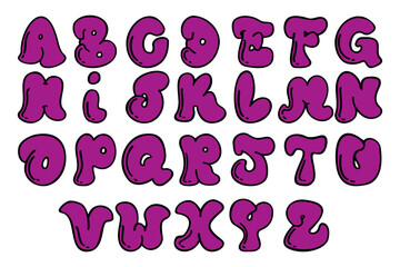 Doodle Alphabet Hand drawn
