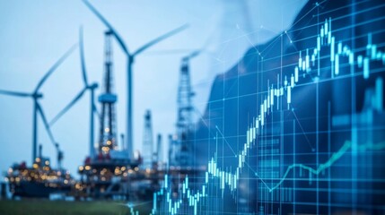 Analyzing Energy Sector Trends with Financial Graphs and Data Visuals