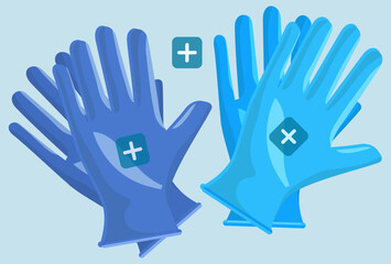 Gloves Concept Illustration Stylish and Beautiful