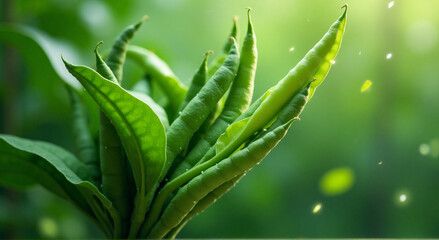 grass with dew drops