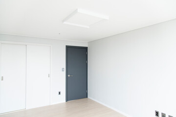 bedroom interior in the apartment