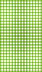 Kariertes Tischdeckenmuster in grün und weiss