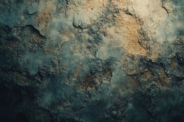 Obraz premium Wall with a lot of cracks and holes