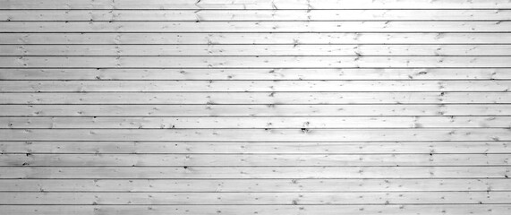 Breiter Banner mit Holzbrettern in weiss grau