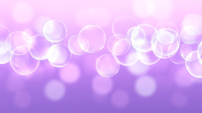 Purple Bubble Background