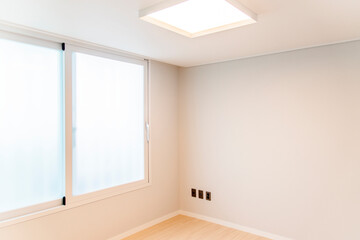 the bedroom interior of the apartment