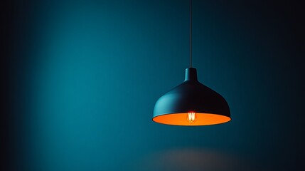 lamp with blue
