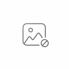 no image available icon. photo, picture unavailable vector illustration